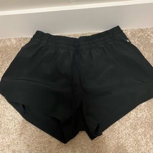 Black athletic shorts